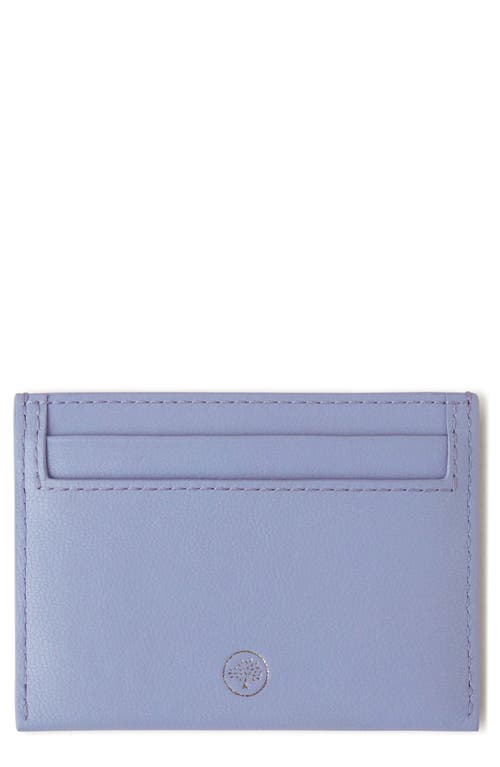 Mulberry Leather Card Case In Lilac Haze