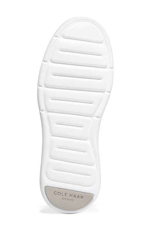 Cole Haan Grandsport Journey Knit Sneaker In Rock Ridge Optic White