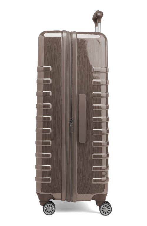 Travelpro Rollmaster 22-inch Expandable Carry-on Luggage In Espresso Black Brushed