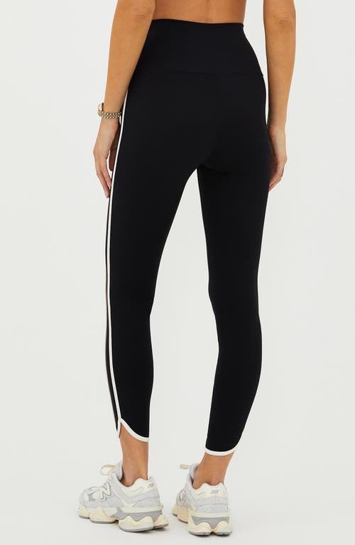BEACH RIOT BEACH RIOT NELLA SIDE STRIPE ANKLE LEGGINGS 
