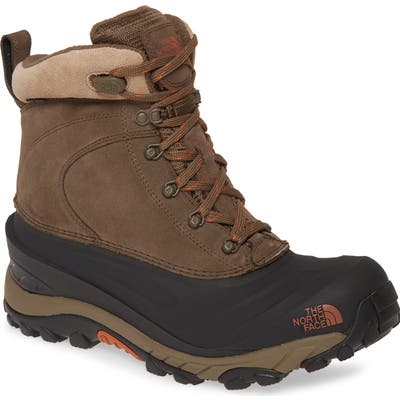 The North Face Chilkat Iii Waterproof Insulated Boot, Brown