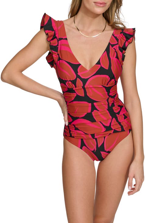 Artesands Aria Botticelli C-, D- & Dd-cup One-piece Swimsuit In Coral