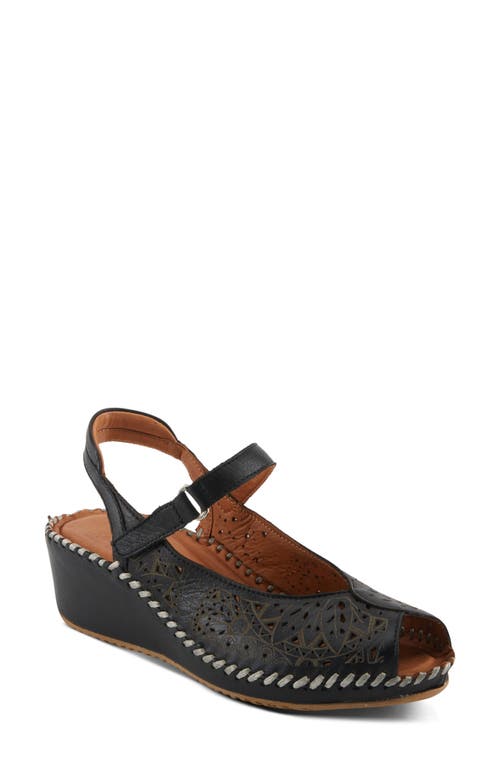 Spring Step Santonio Sandal In Black