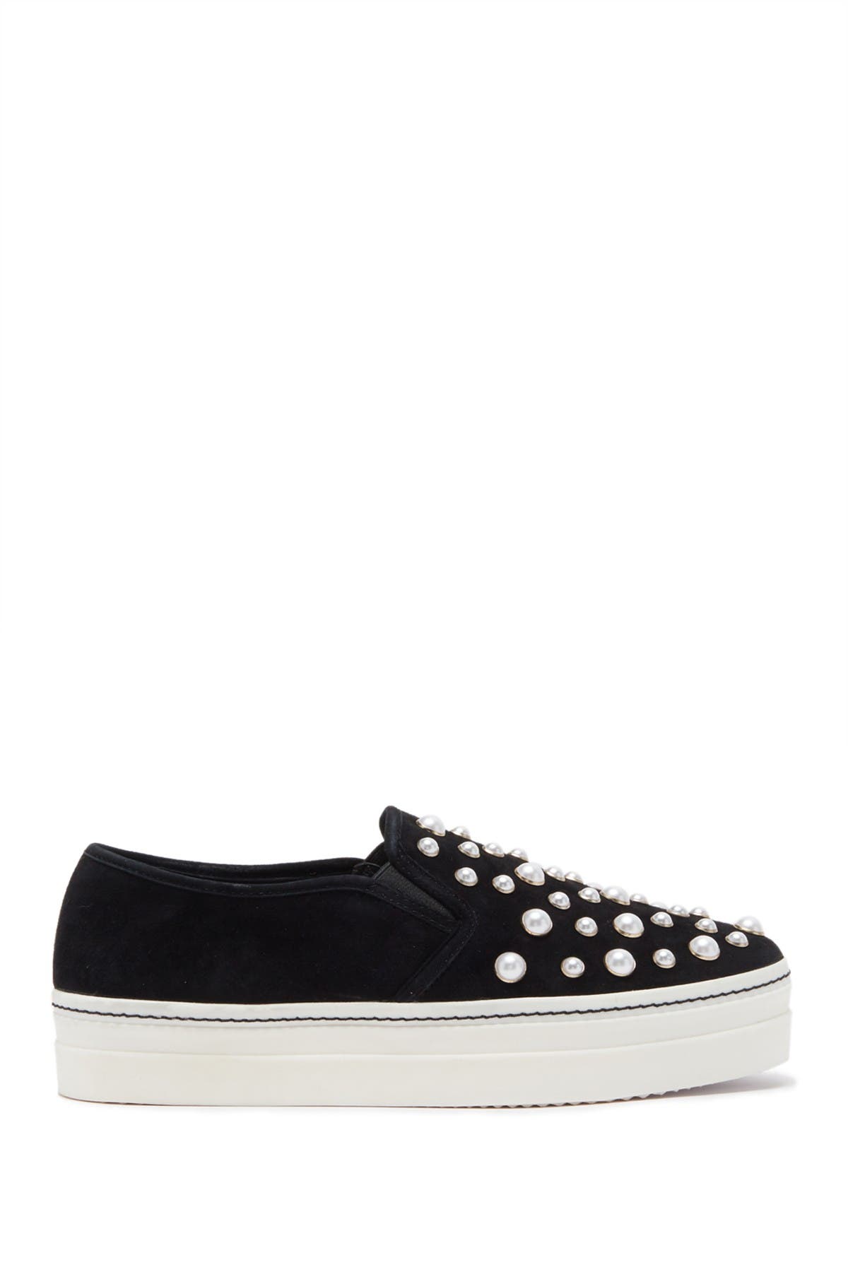 slip on sneakers with pearls
