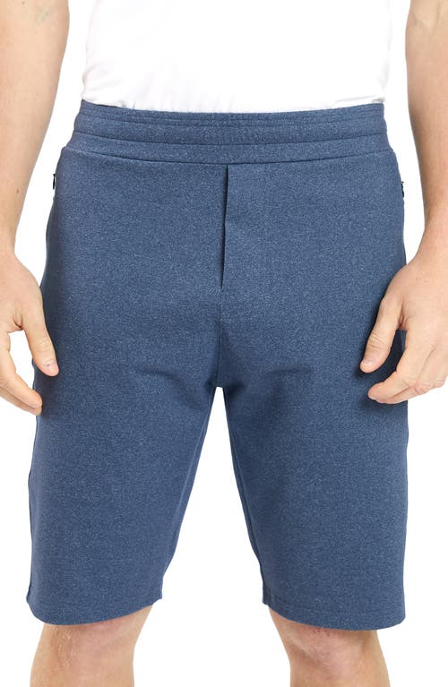 All Day Every Day Sweatshorts in Heather Navy