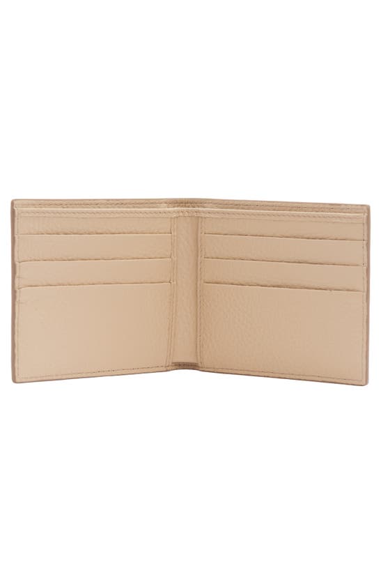 Dolce & Gabbana Dg Quilted Leather Bifold Wallet In Sabbia