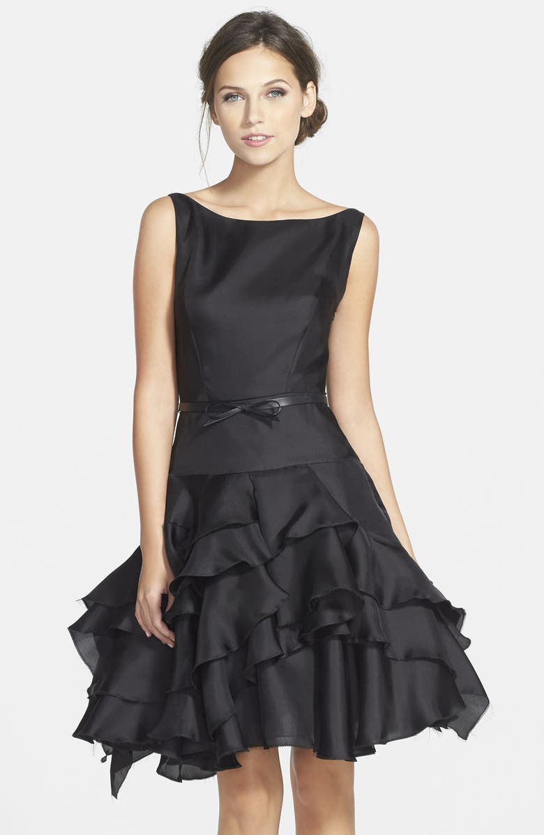 Milly Organza Tiered Fit & Flare Dress | Nordstrom Milly Organza Tiered Fit & Flare Dress | Nordstrom