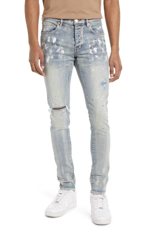 Purple Brand Men's Distressed Blowout Skinny Jean