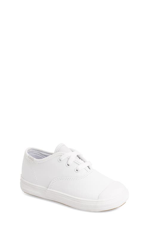 UPC 044213305095 product image for Keds® 'Champion' Sneaker in White Leather/White at Nordstrom, Size 4 M | upcitemdb.com