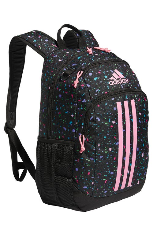 Shop Adidas Originals Adidas Creator 2 Backpack In Speckle Black/pink/black