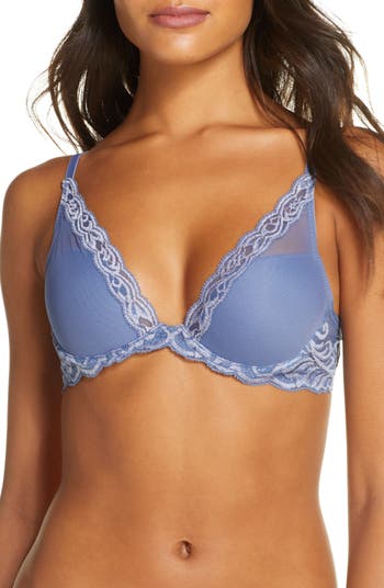 Natori Feathers Contour Plunge Bra 36B Polar Blue: Buy Online at Best Price  in UAE 