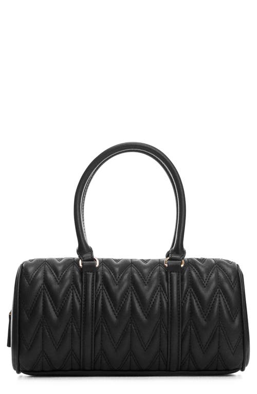 MANGO Quilted Double Handle Crossbody Bag in Black at Nordstrom