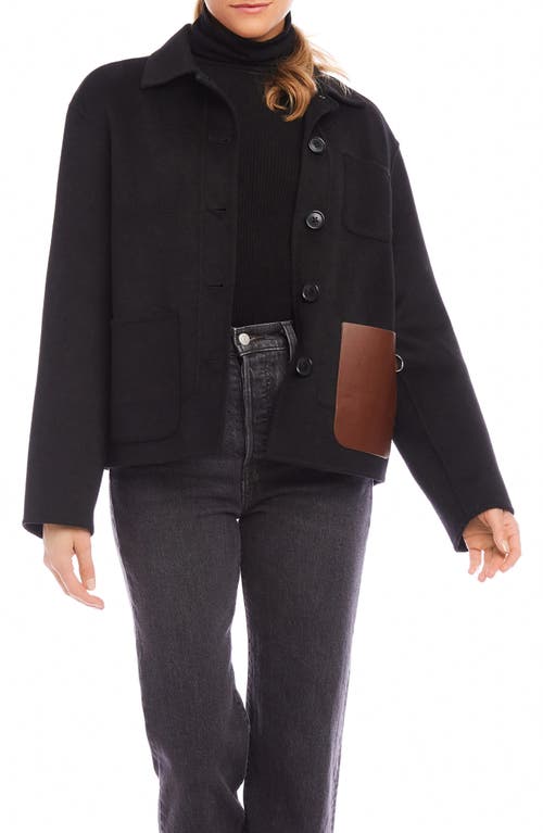 Fifteen Twenty Ludlow Wool Blend Jacket In Black