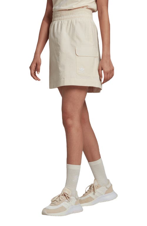 adidas Adicolor Classics Poplin Tennis Skirt in Wonder White