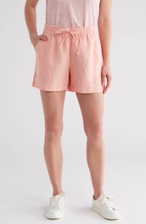 Palmbray High Waist Linen Shorts