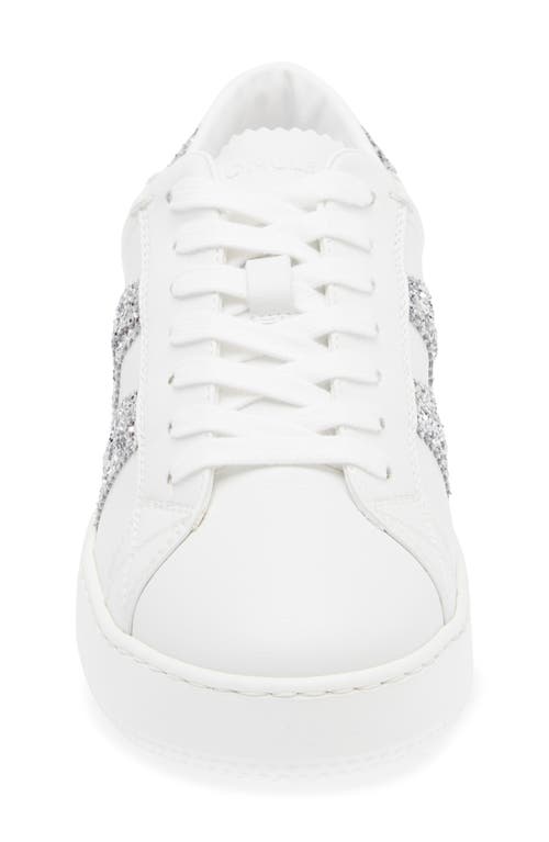 Moncler Monaco Bicolor Low-top Sneakers In White/silver