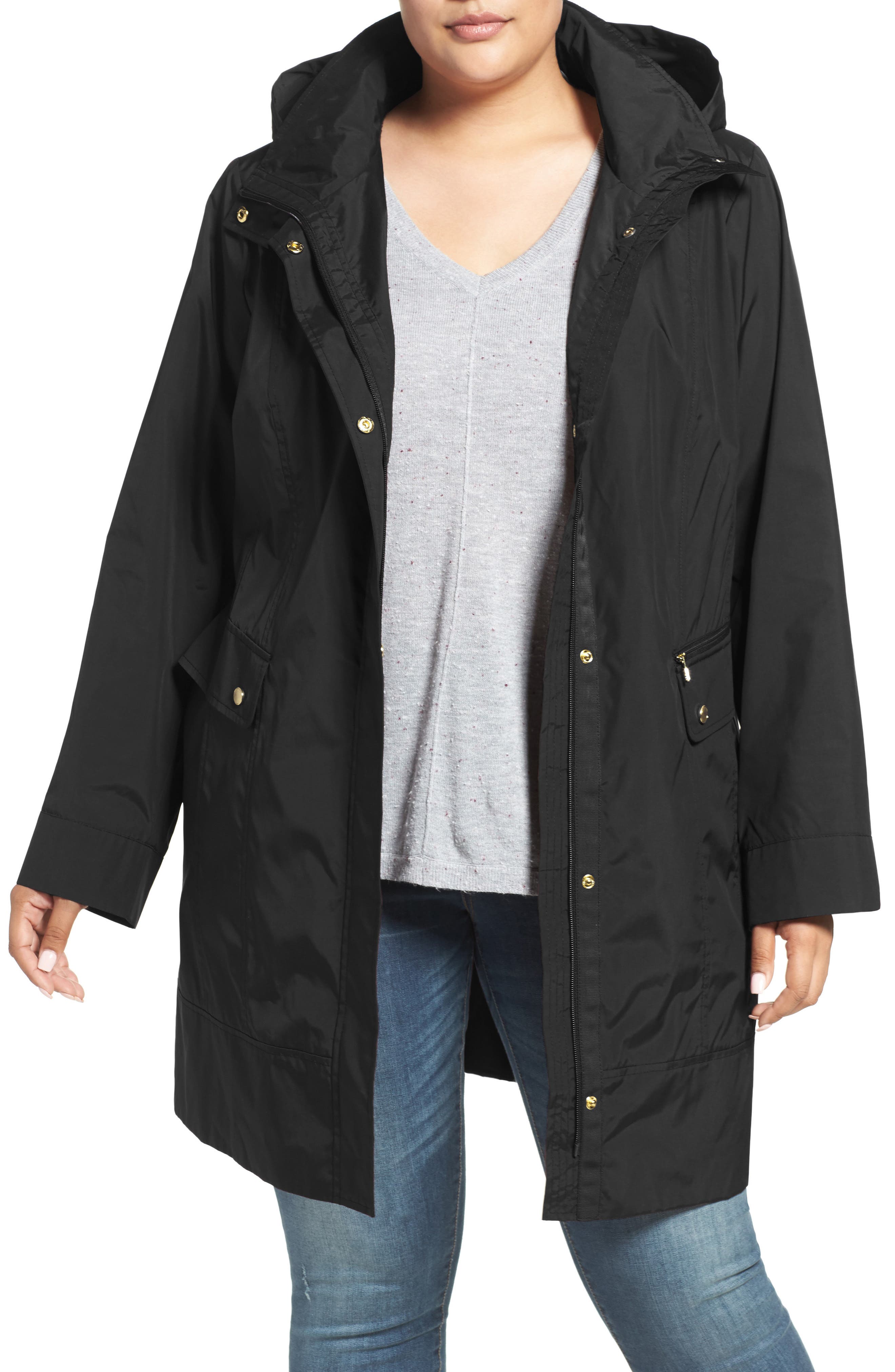 plus size cole haan coats