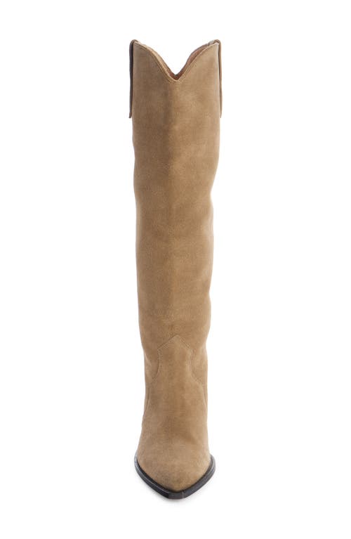 Shop Isabel Marant Denvee Tall Western Boot In Taupe