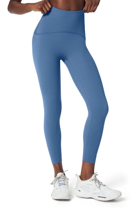 Power and Comfort in One: Light Blue Sports Set With Long Leggings