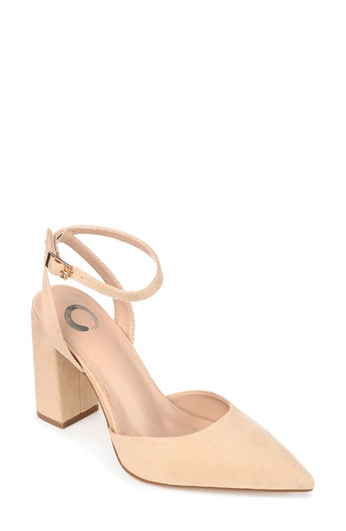 Shop Journee Collection Tyra Pump In Nude
