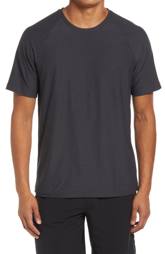 Rhone Athletic Short Sleeve T-shirt In Black Heather