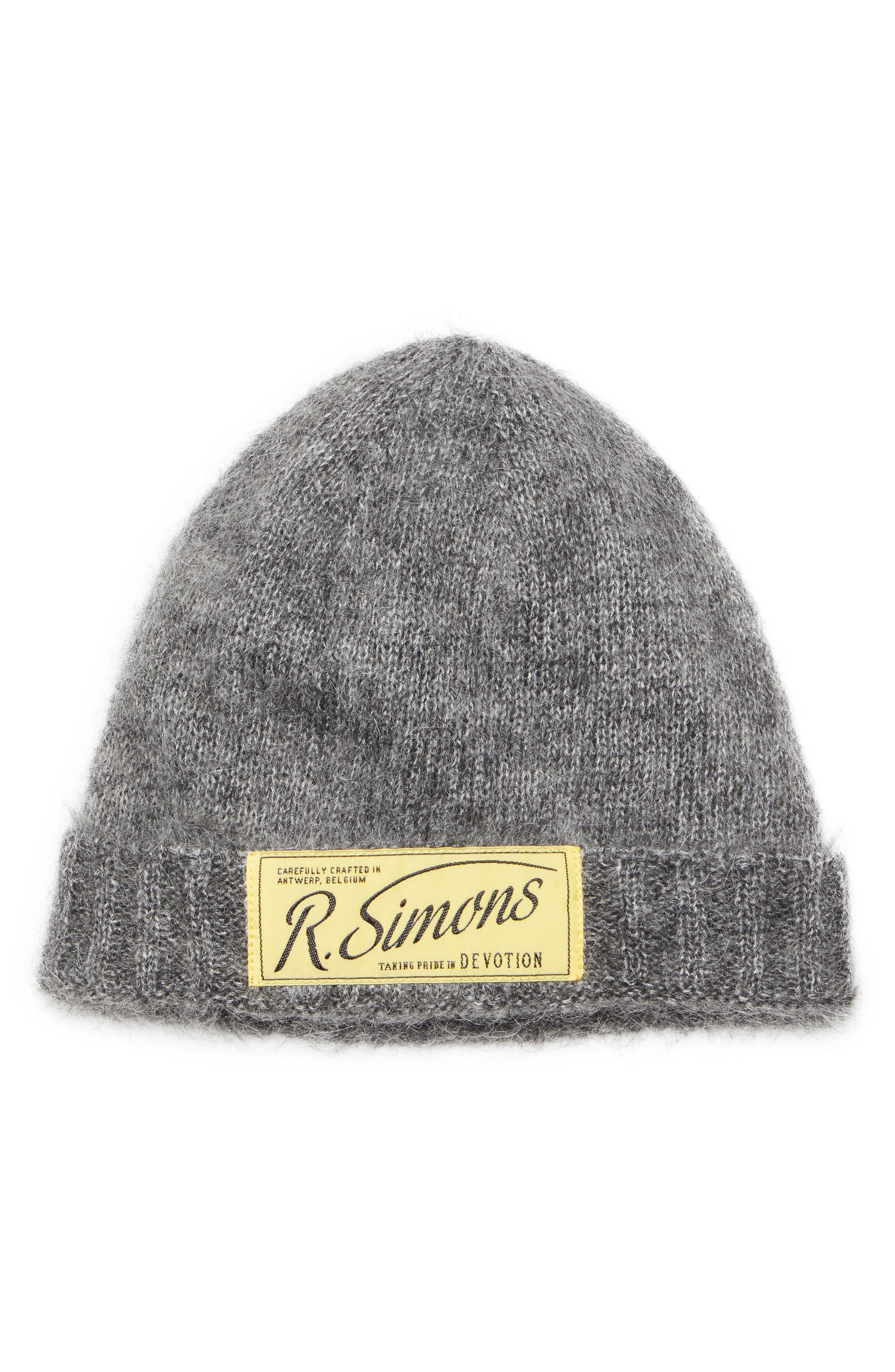 Raf Simons Logo Label Mohair Blend 