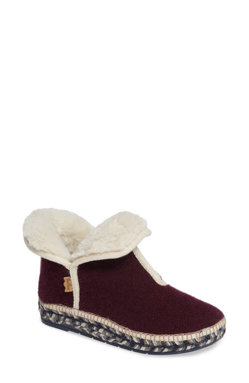 Toni Pons Espadrille Platform Bootie with Faux Fur Lining at Nordstrom,