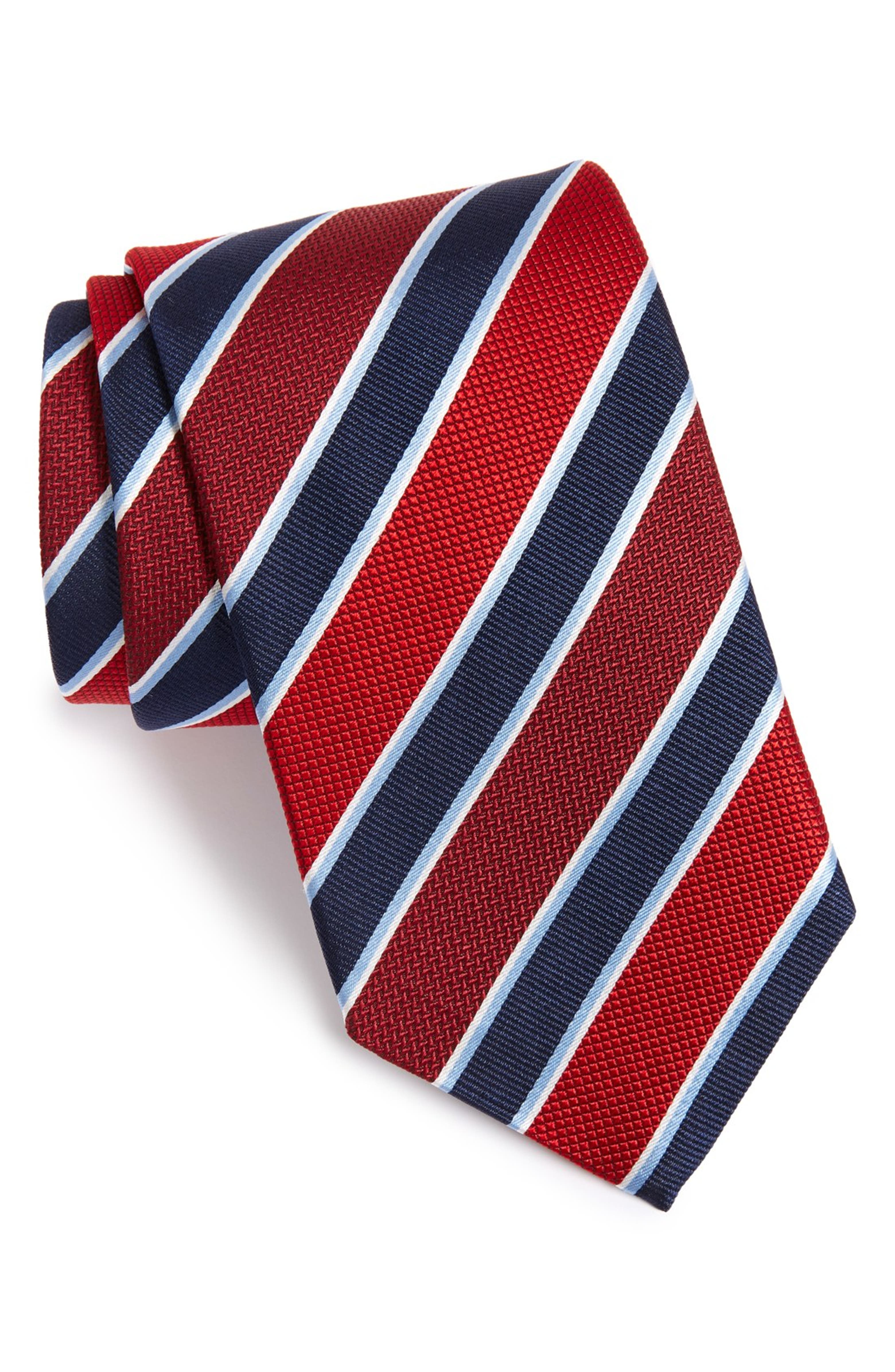 David Donahue Stripe Silk Tie | Nordstrom
