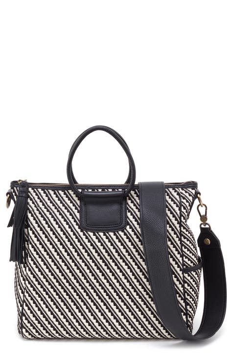 Sheila Woven Leather Satchel