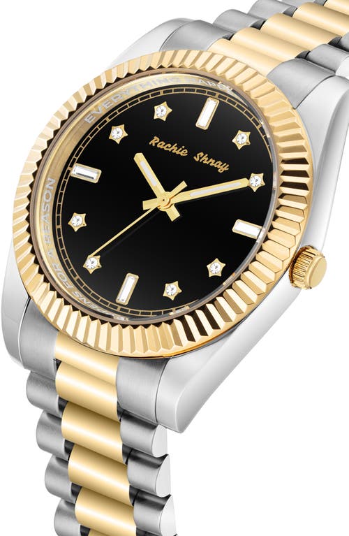 Rachie Shnay Illuminate Bracelet Watch, 36mm In Black