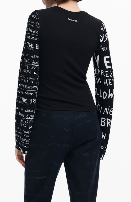 Desigual T-shirt In Black
