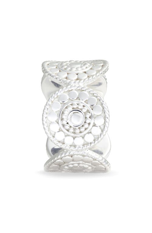 Shop Anna Beck Disc Dot Ring In Silver