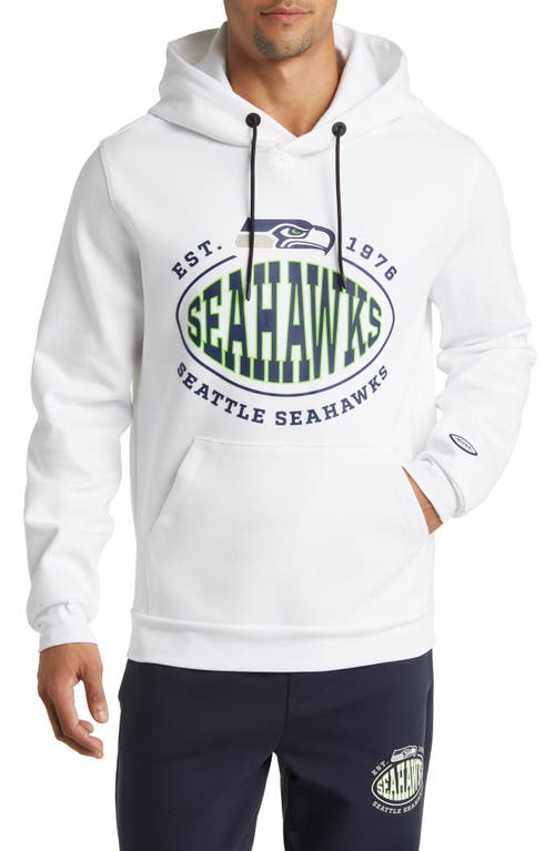 BOSS x NFL Touchback Graphic Hoodie Seattle Seahawks White at Nordstrom,
