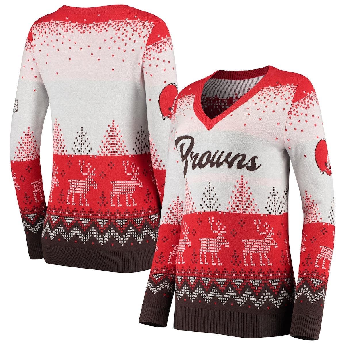 Denver Broncos Aztec NFL Ugly Crew Neck Sweater - CLARKtoys