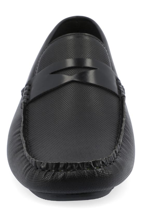 Vance Co. Isaiah Driving Loafer In Black