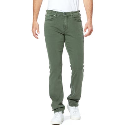 Paige Transcend Federal Slim Straight Leg Jeans, Green