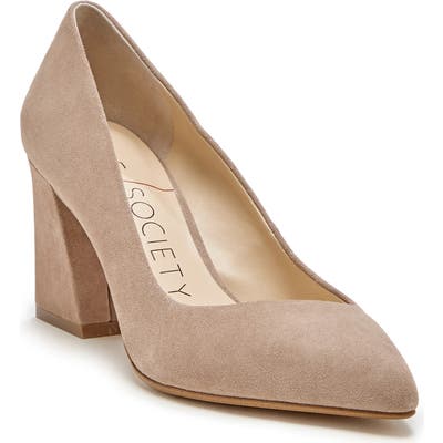 Sole Society Capra Pointed Toe Pump- White