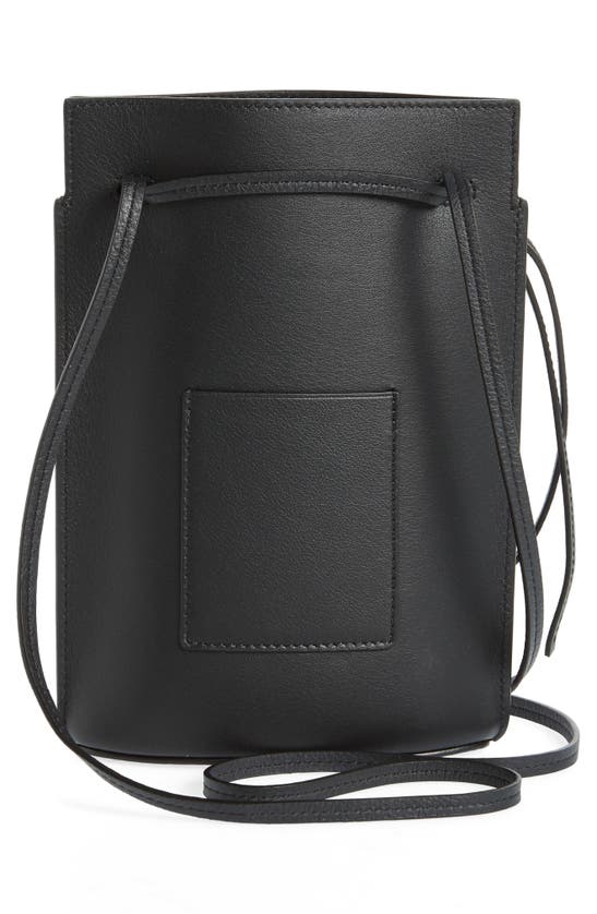 Loewe Dice Pocket Embellished Leather Shoulder Bag In Black | ModeSens