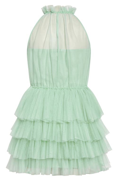 Shop City Chic Jude Ruffle Minidress In Minty