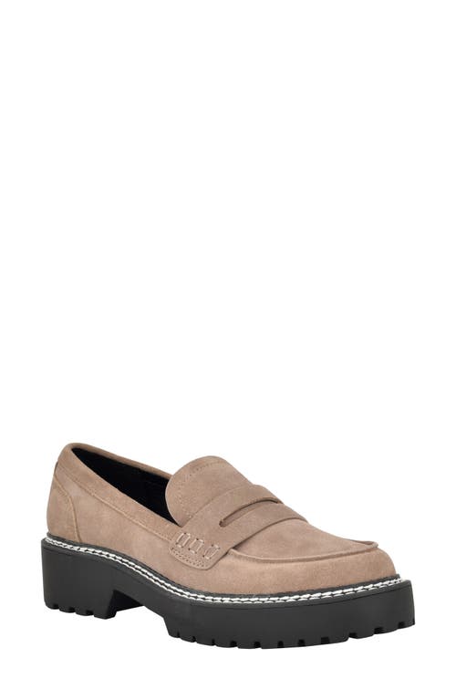 Calvin Klein Suzie Penny Loafer Taupe at Nordstrom,