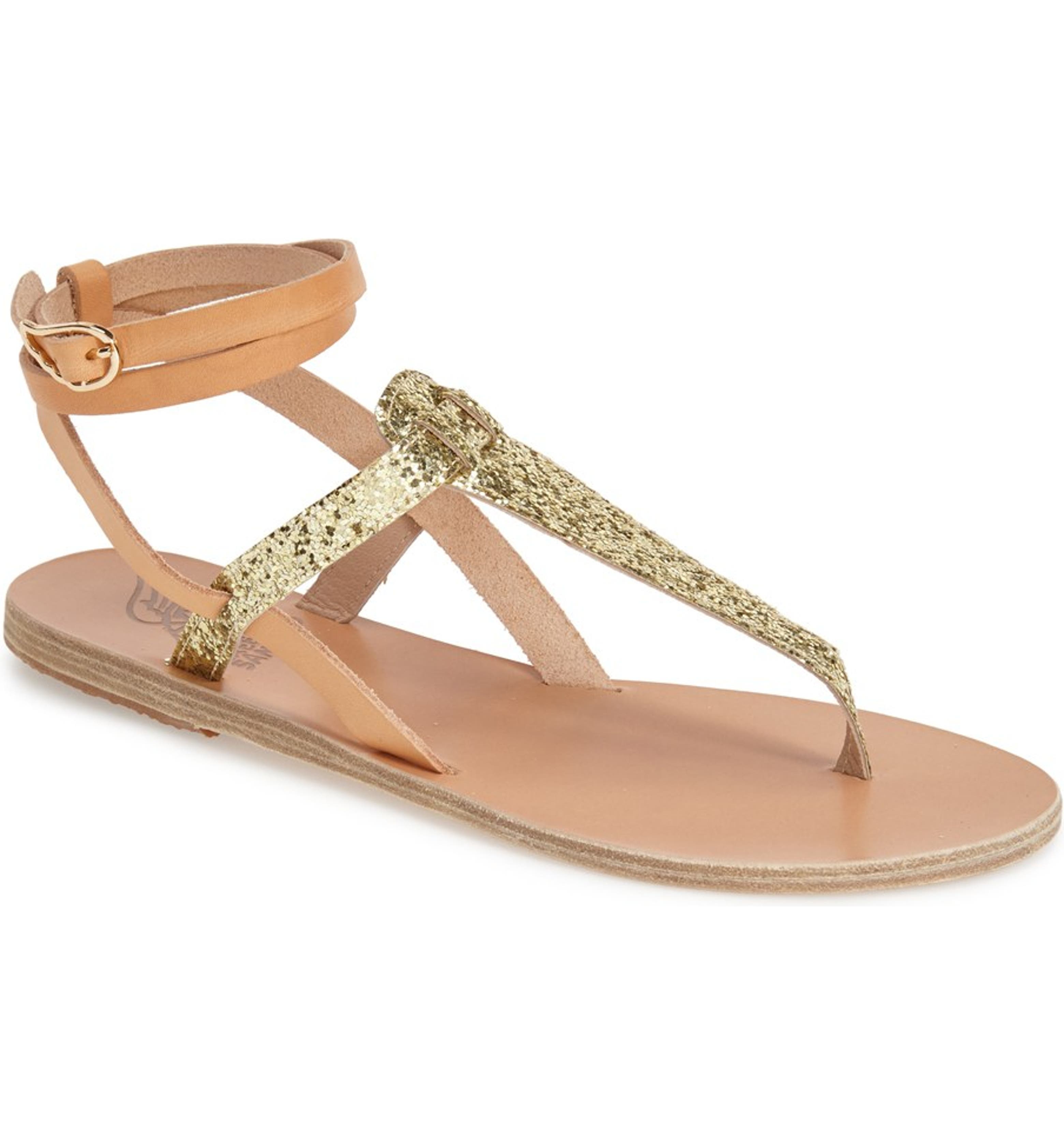Ancient Greek Sandals 'Estia' Glitter Thong Sandal (Women) | Nordstrom