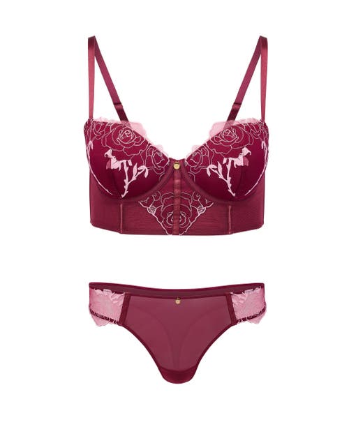 Shop Adore Me Rosita Contour Demi Bra In Dark Purple