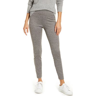 Lou & Grey Ranger Houndstooth Ponte Leggings, Beige