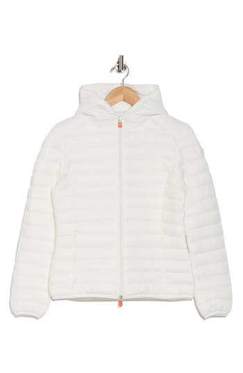Save The Duck Vicky Water Repellent Quilted Jacket In White