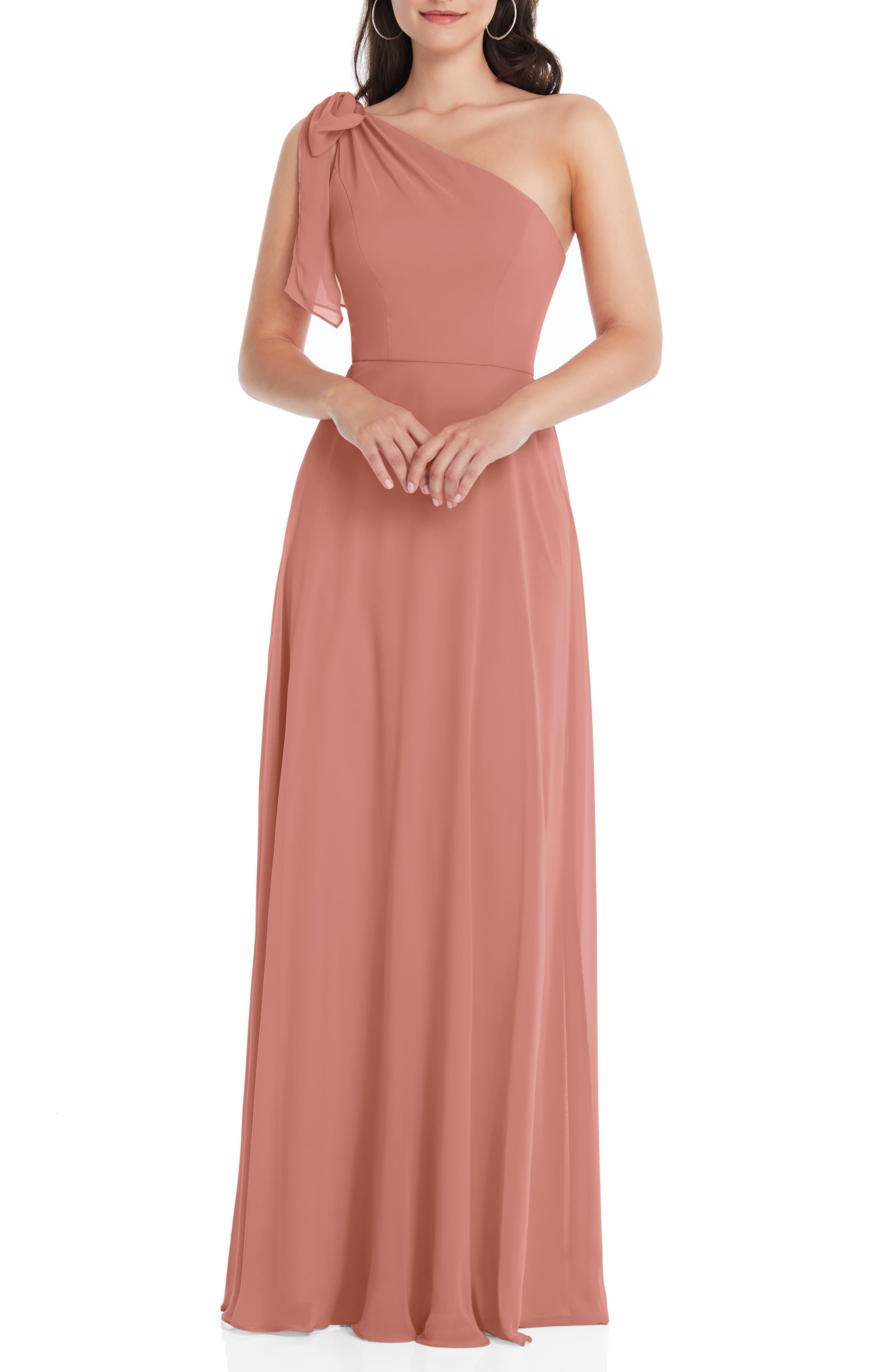 Fashion Dresses One Shoulder Dresses carlyna One Shoulder Dress pink elegant 