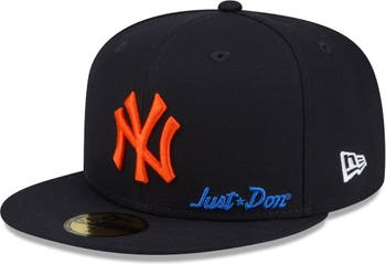 Men's New Era Cream/Orange York Yankees 59FIFTY Fitted Hat