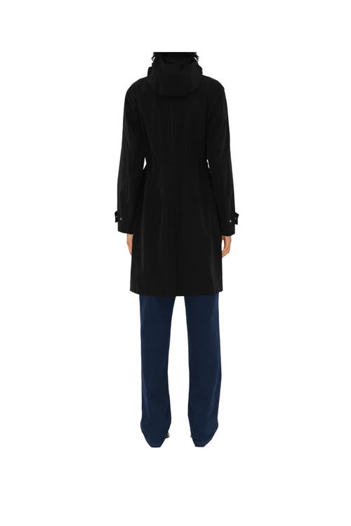 Burberry Button-up Recycled Nylon Parka In Black