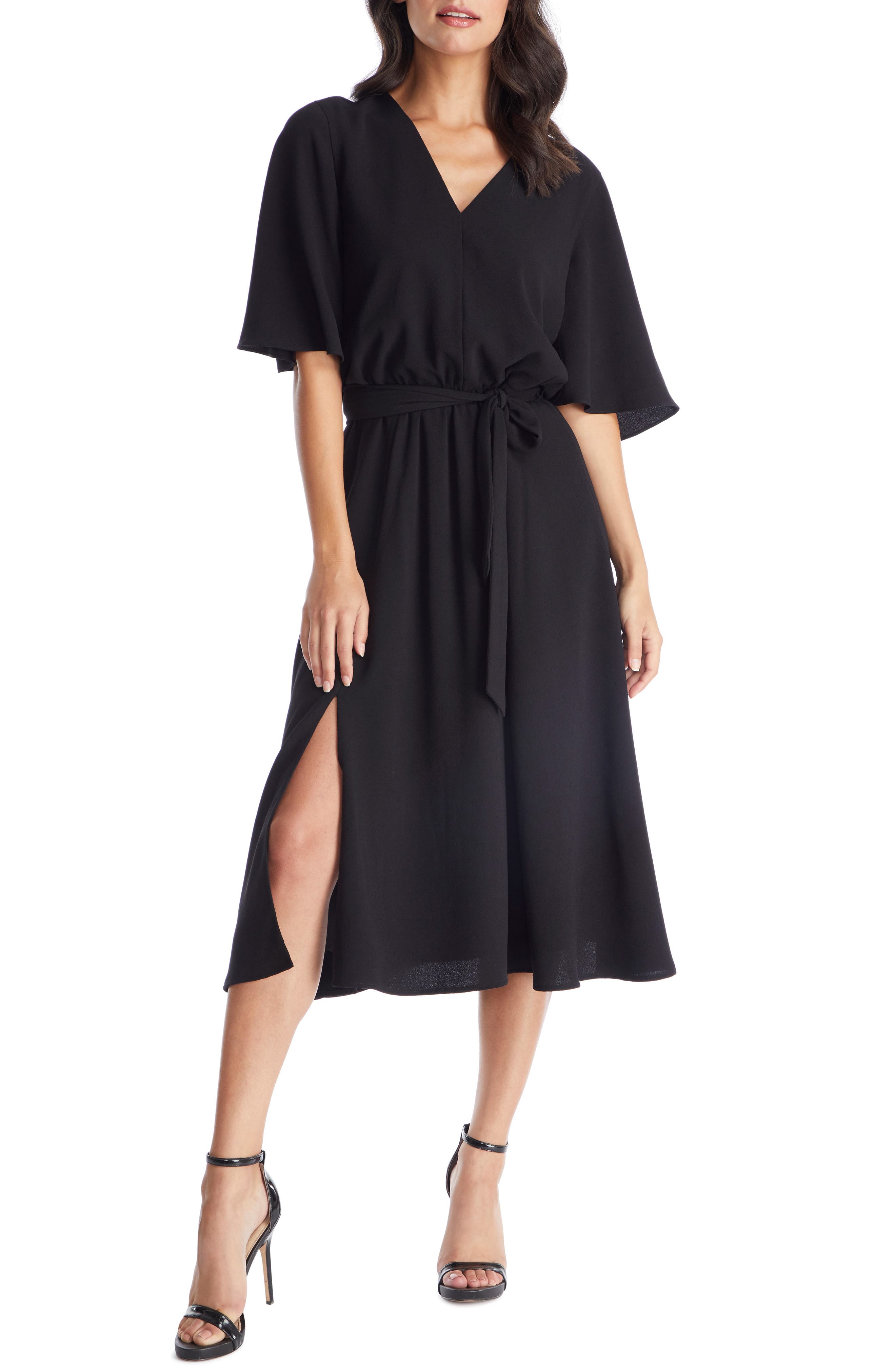 Dress The Population Lydia Midi Dress, Black