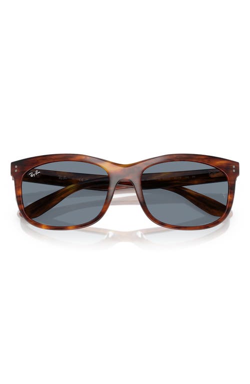 Ray Ban Ray-ban 60mm Pillow Sunglasses In Striped Havana