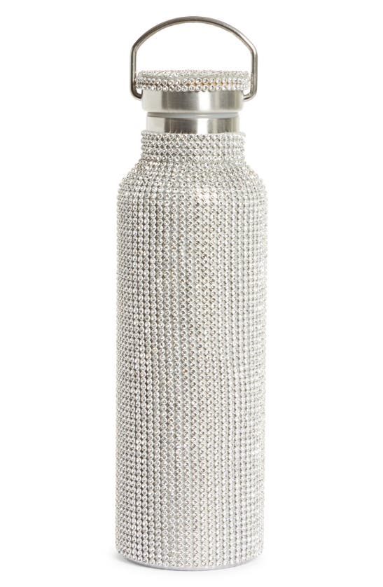 Collina Strada Crystal Embellished Insulated Water Bottle In Clear
